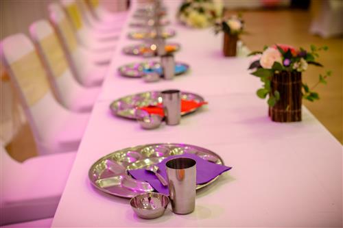 Wedding Head Table Setup (Dips Foods)